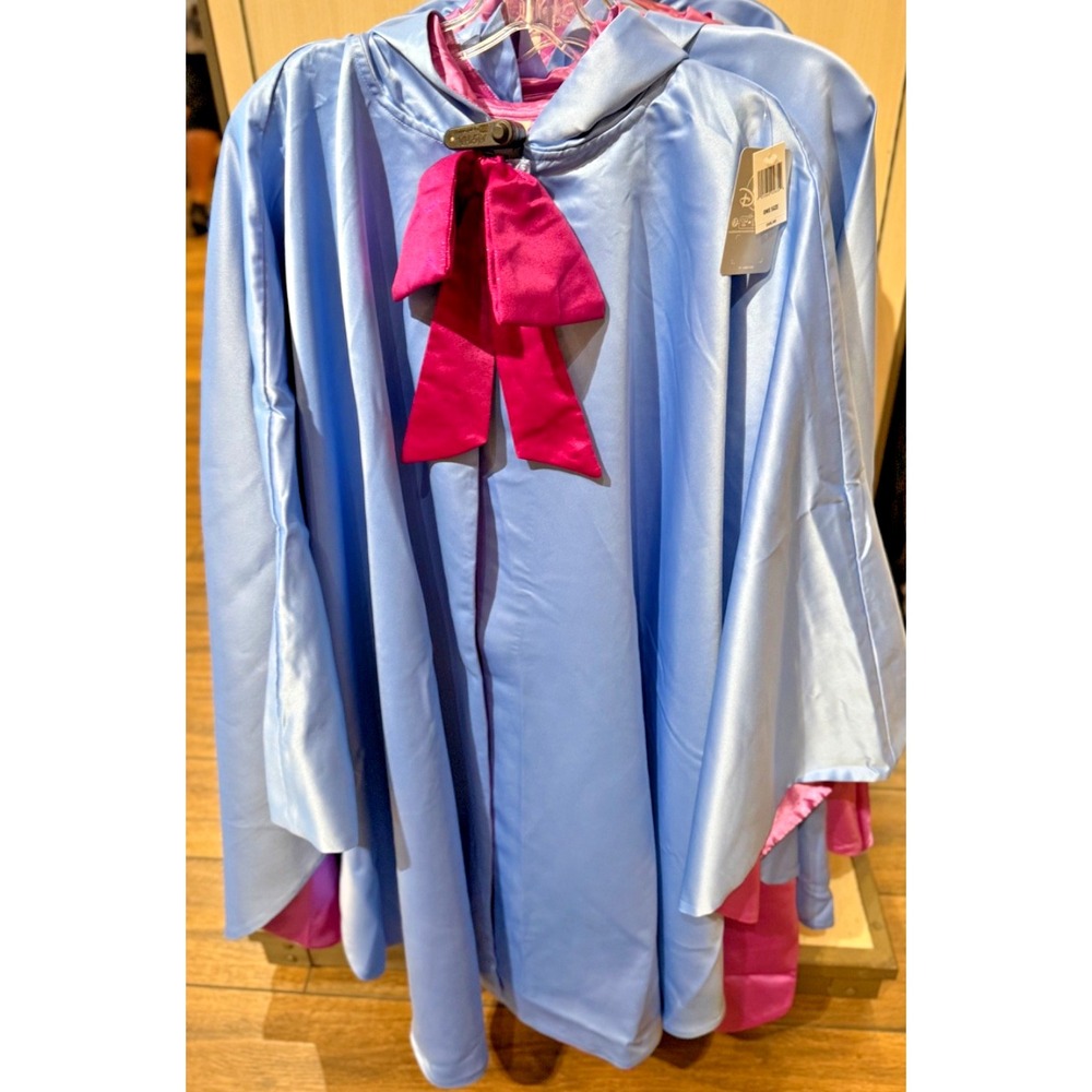 2026 Disney Parks Fairy Godmother Cape Cinderella ONE SIZE Hooded Costume